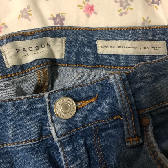 Pacsun Super High Rise Skinny Jeans - Picture 3 of 8